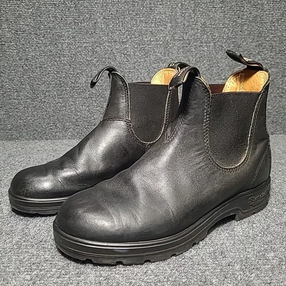 Blundstone Boots Chelsea Women's Size AU 4/US 7 Black leather Tasmania Australia - Picture 1 of 12
